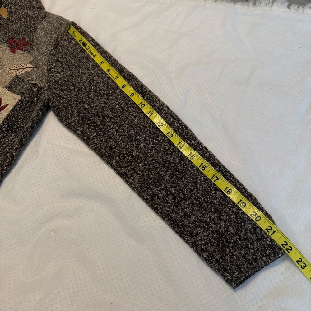 Vintage Northern Reflections Zip Up Sweater Women’s Size Small Fall Leaves - Picture 14 of 15